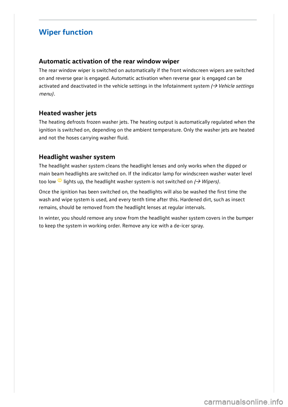 VOLKSWAGEN ID.3 2019 Owners Manual VOLKSWAGEN ID.3 2019 Owners Manual