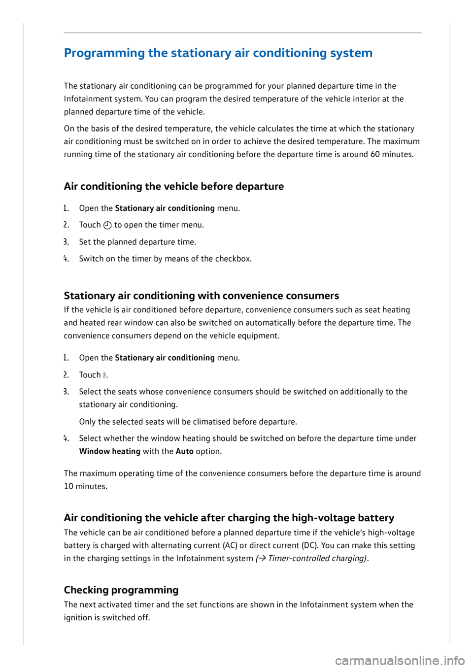 VOLKSWAGEN ID.3 2019 Owners Manual VOLKSWAGEN ID.3 2019 Owners Manual
