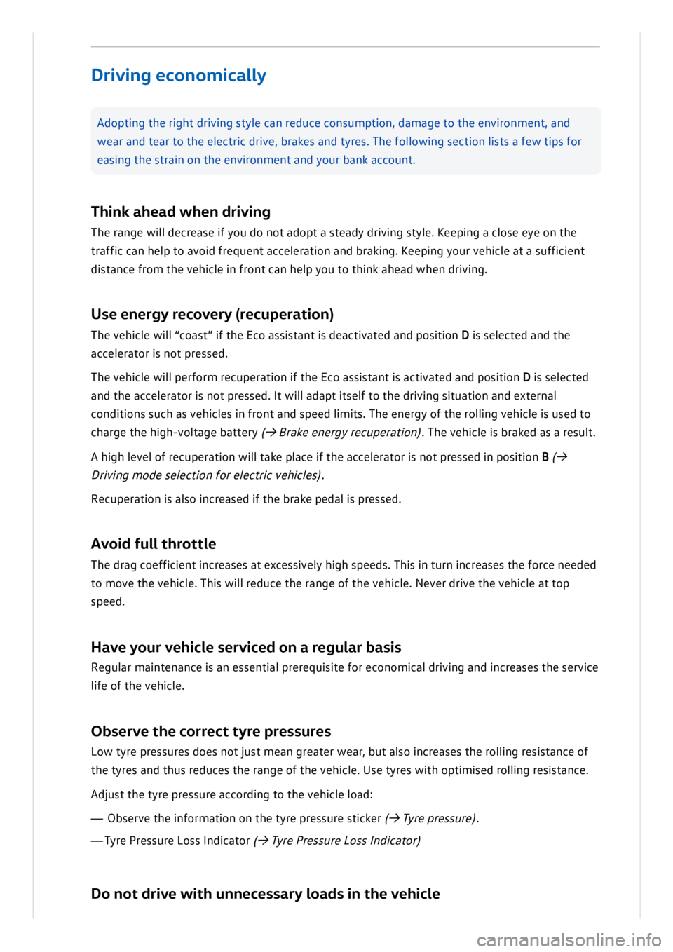 VOLKSWAGEN ID.3 2019 Owners Manual VOLKSWAGEN ID.3 2019 Owners Manual