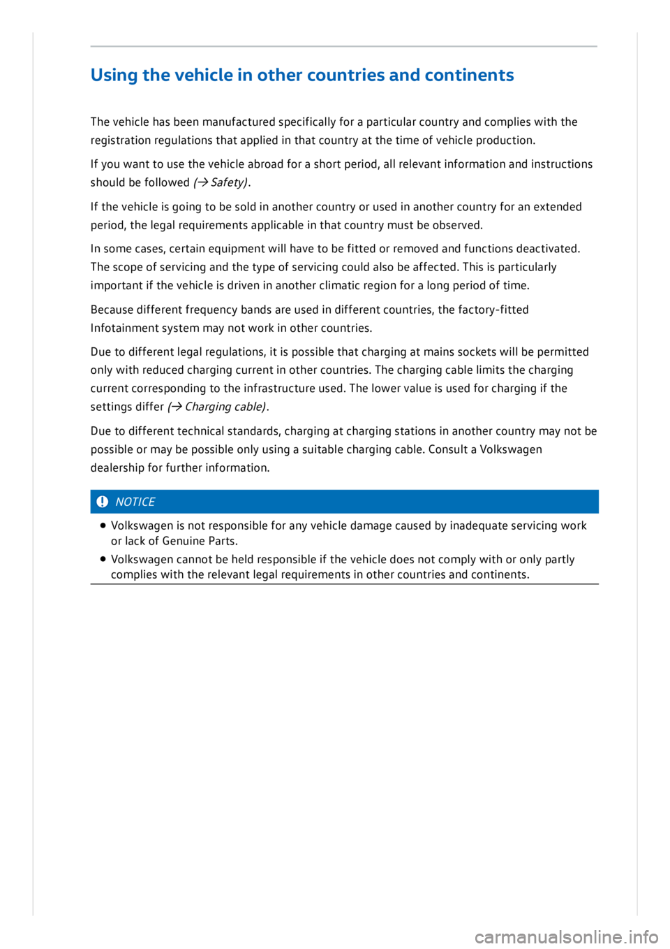 VOLKSWAGEN ID.3 2019 Owners Manual VOLKSWAGEN ID.3 2019 Owners Manual
