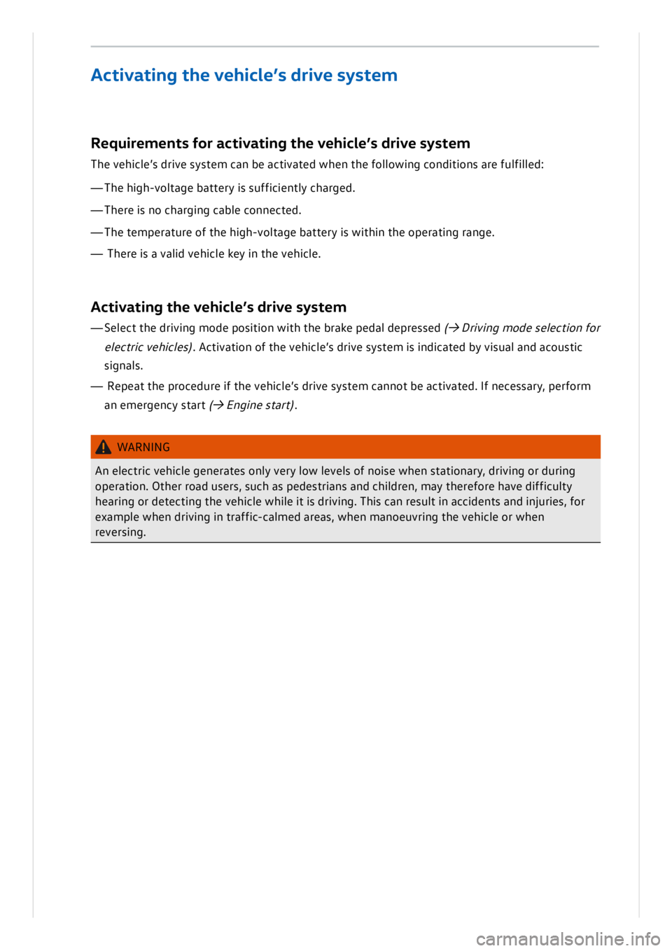 VOLKSWAGEN ID.3 2019 Owners Manual VOLKSWAGEN ID.3 2019 Owners Manual