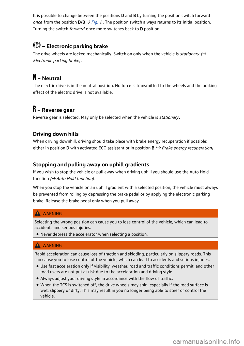 VOLKSWAGEN ID.3 2019 Owners Manual VOLKSWAGEN ID.3 2019 Owners Manual
