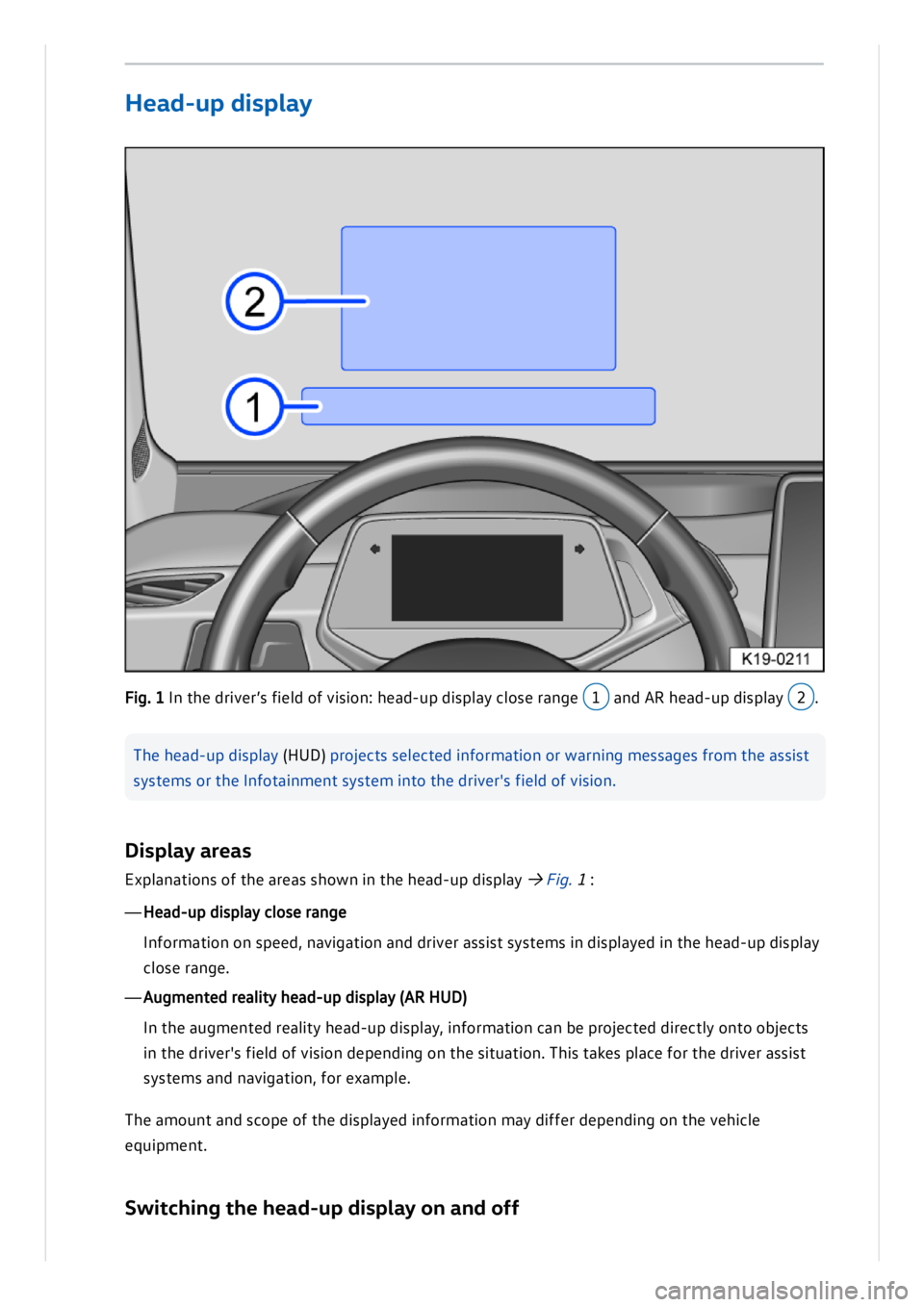 VOLKSWAGEN ID.3 2019 Owners Manual VOLKSWAGEN ID.3 2019 Owners Manual