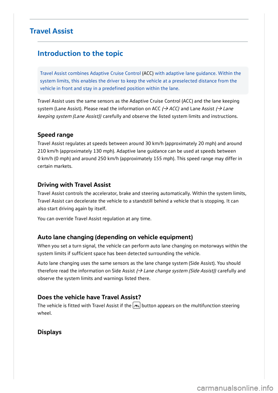 VOLKSWAGEN ID.3 2019 Owners Manual VOLKSWAGEN ID.3 2019 Owners Manual