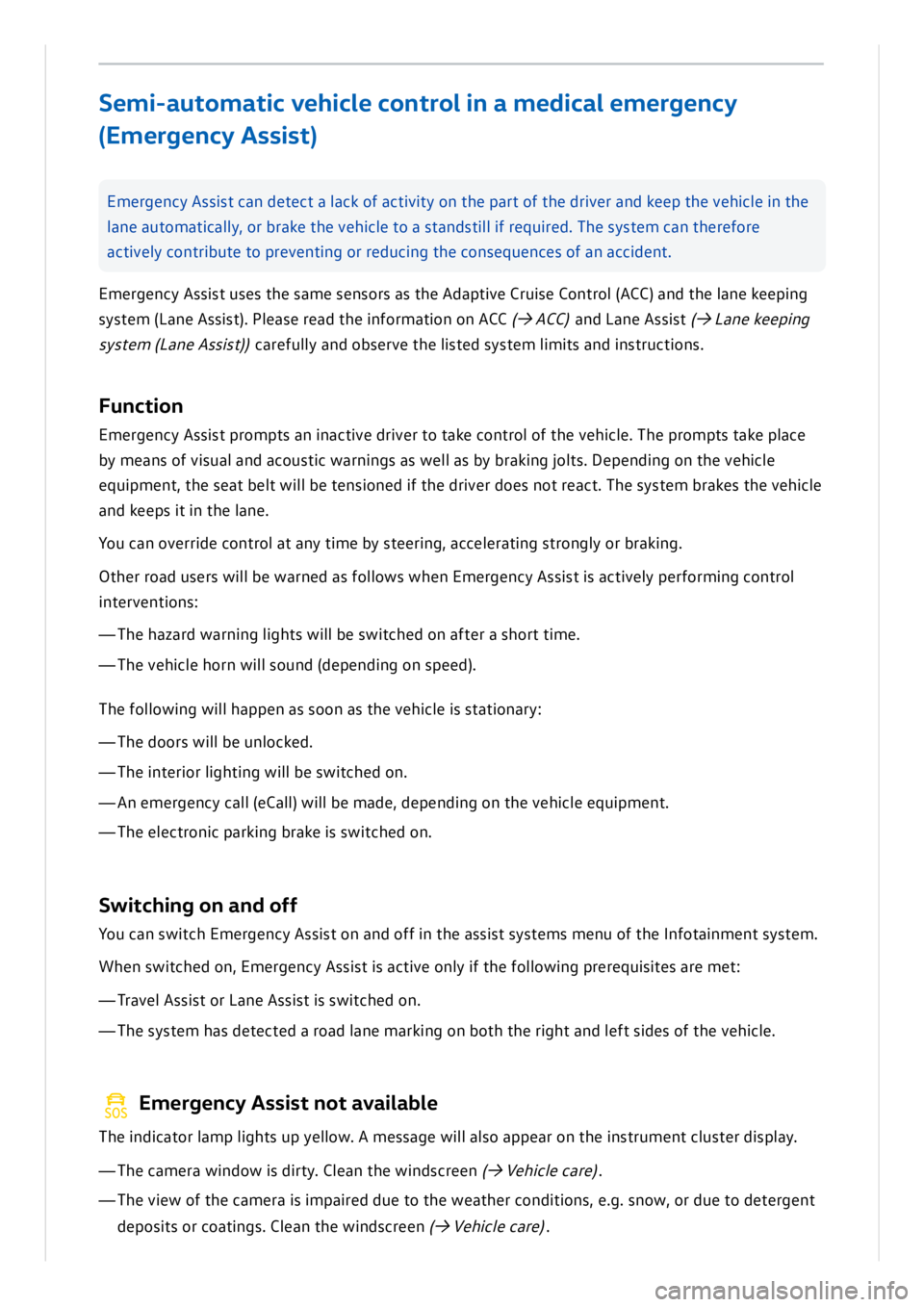 VOLKSWAGEN ID.3 2019 Owners Manual VOLKSWAGEN ID.3 2019 Owners Manual