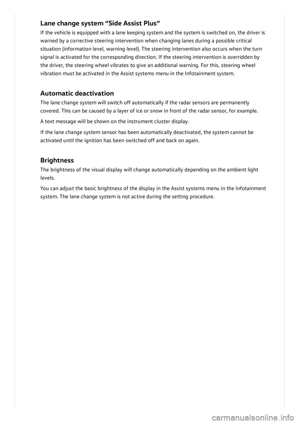 VOLKSWAGEN ID.3 2019 Owners Manual VOLKSWAGEN ID.3 2019 Owners Manual