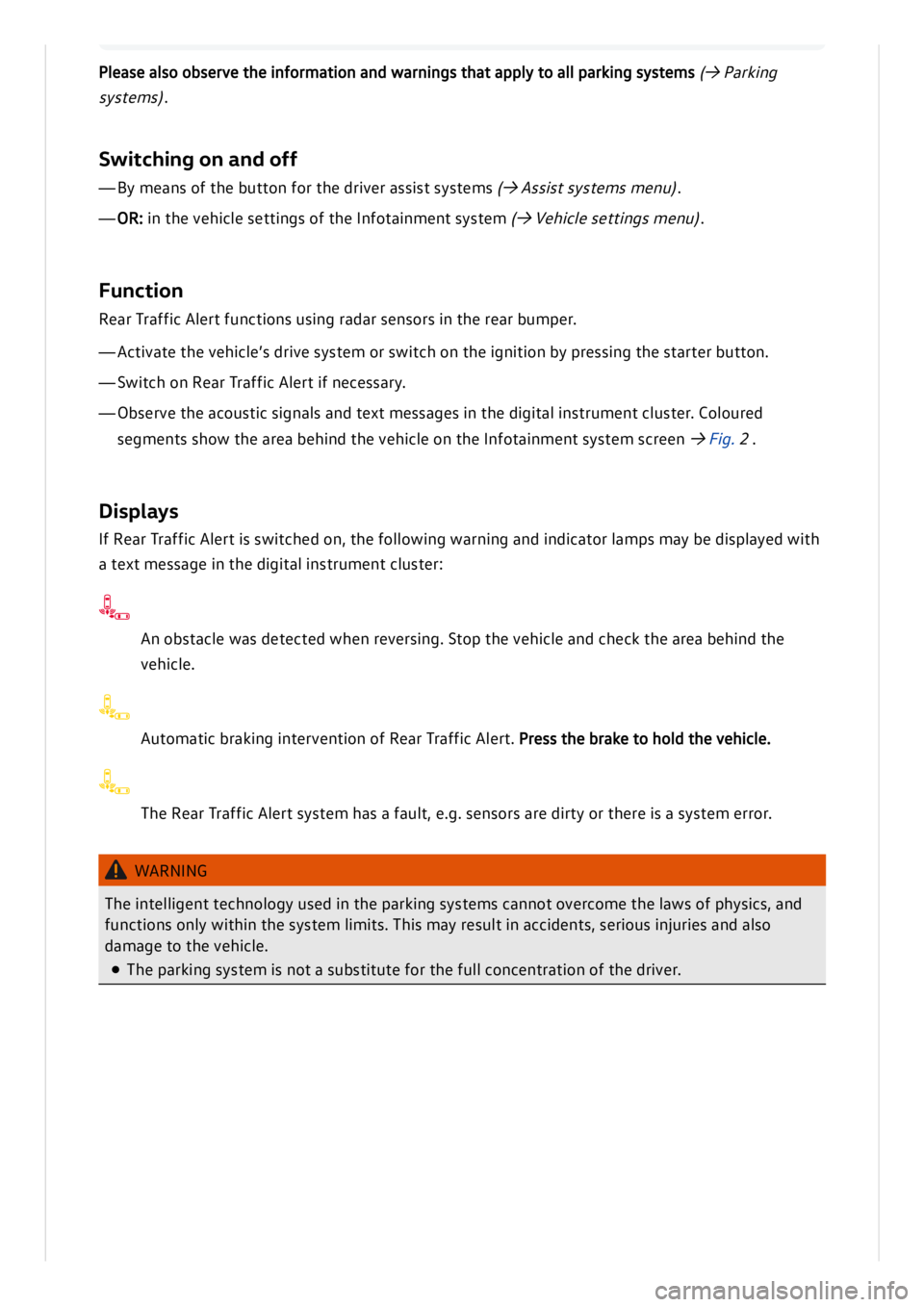 VOLKSWAGEN ID.3 2019 Owners Manual VOLKSWAGEN ID.3 2019 Owners Manual