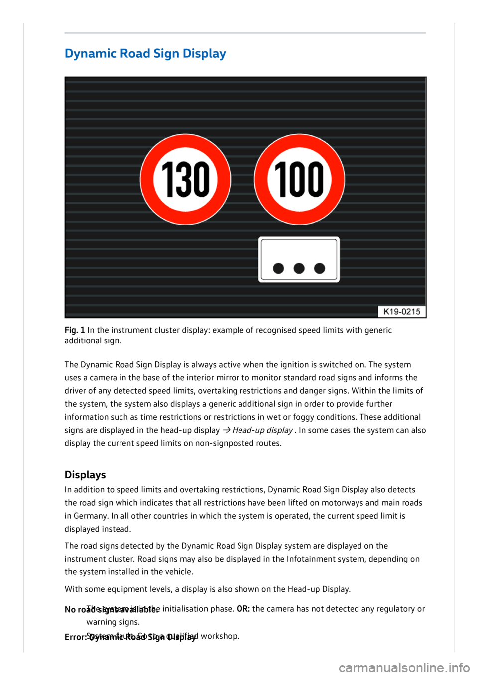 VOLKSWAGEN ID.3 2019 Owners Guide VOLKSWAGEN ID.3 2019 Owners Guide