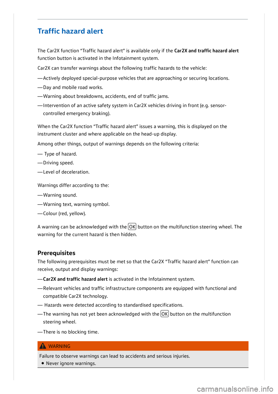 VOLKSWAGEN ID.3 2019 Owners Manual VOLKSWAGEN ID.3 2019 Owners Manual
