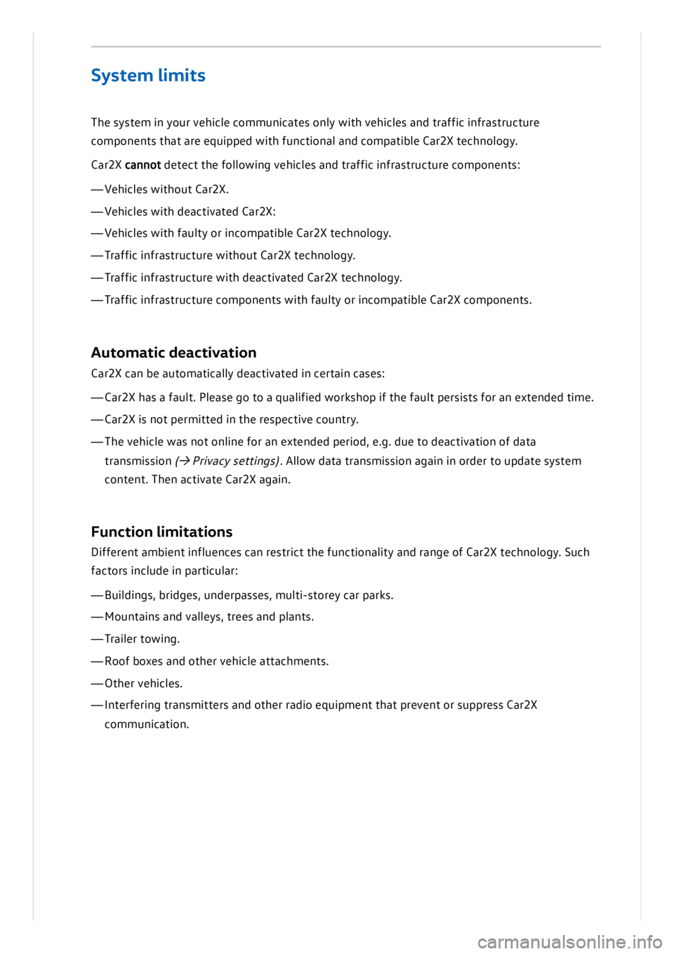 VOLKSWAGEN ID.3 2019 Owners Manual VOLKSWAGEN ID.3 2019 Owners Manual