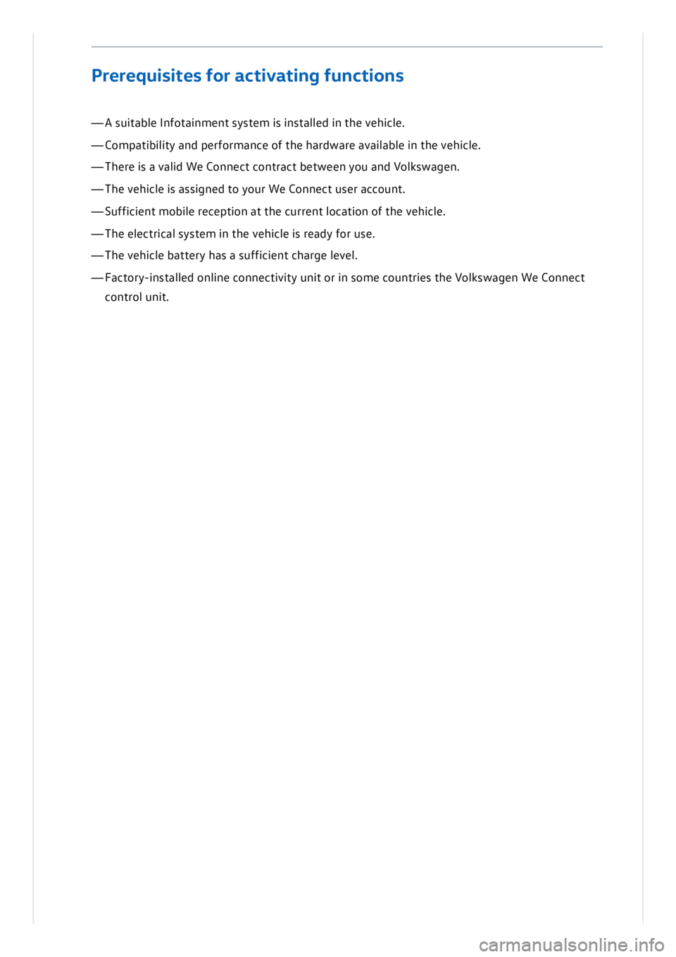 VOLKSWAGEN ID.3 2019 Owners Manual VOLKSWAGEN ID.3 2019 Owners Manual
