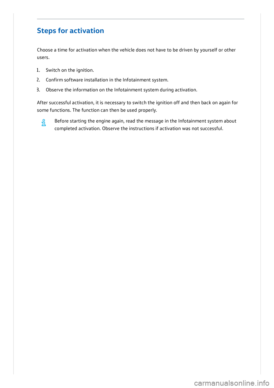 VOLKSWAGEN ID.3 2019 Owners Manual VOLKSWAGEN ID.3 2019 Owners Manual