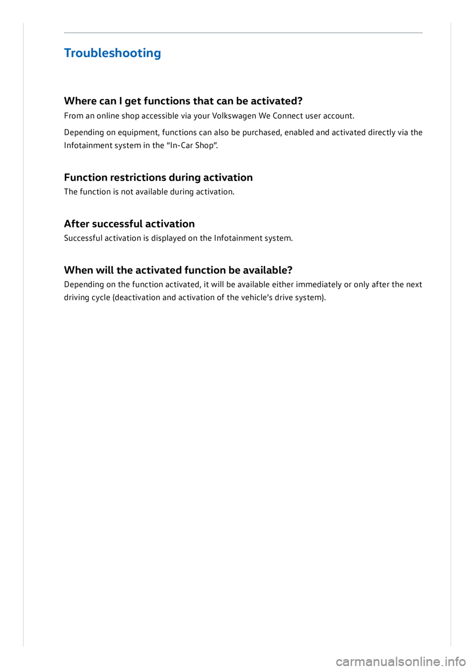 VOLKSWAGEN ID.3 2019 Owners Manual VOLKSWAGEN ID.3 2019 Owners Manual