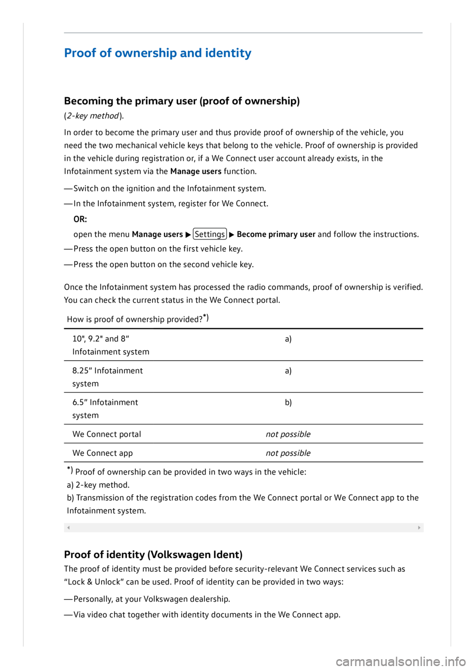 VOLKSWAGEN ID.3 2019 Owners Manual VOLKSWAGEN ID.3 2019 Owners Manual