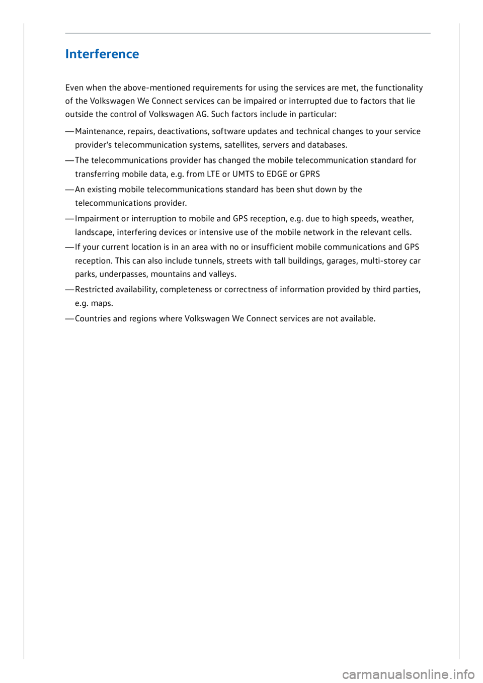 VOLKSWAGEN ID.3 2019 Owners Manual VOLKSWAGEN ID.3 2019 Owners Manual