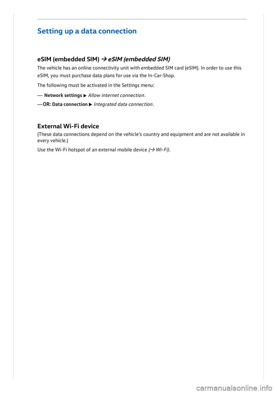 VOLKSWAGEN ID.3 2019 Owners Manual VOLKSWAGEN ID.3 2019 Owners Manual