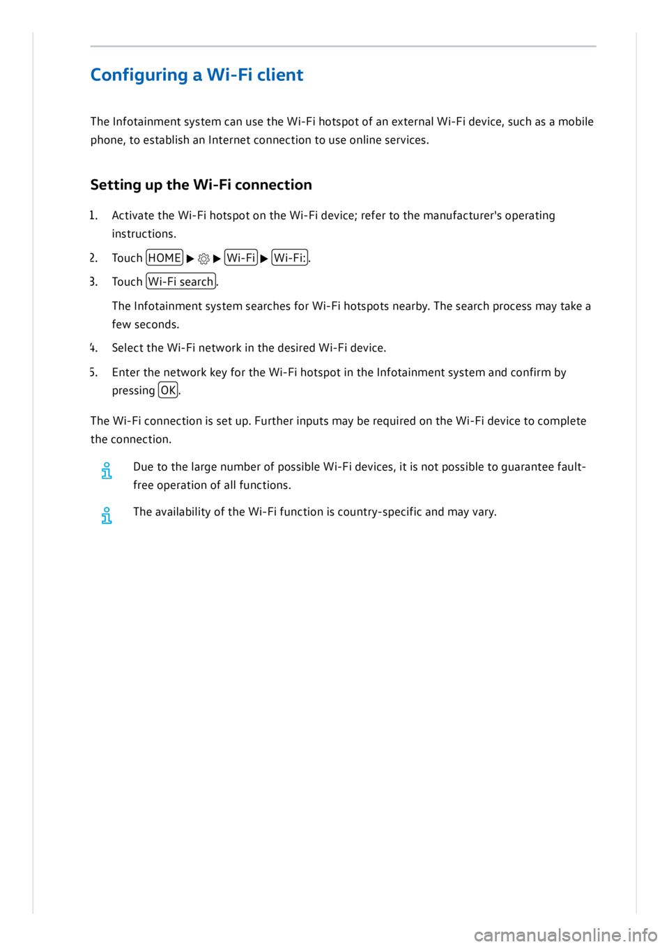 VOLKSWAGEN ID.3 2019 Owners Manual VOLKSWAGEN ID.3 2019 Owners Manual
