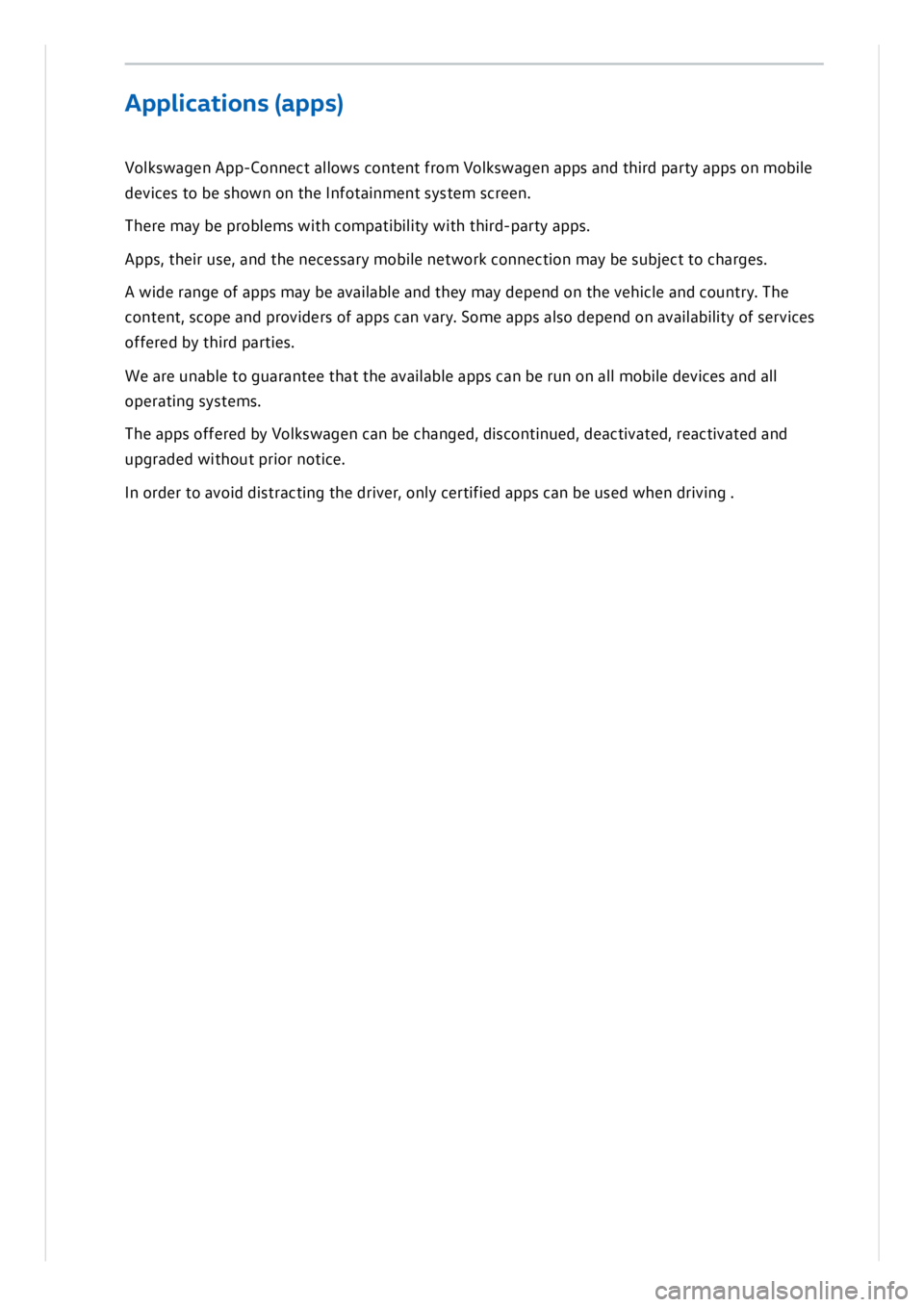 VOLKSWAGEN ID.3 2019 Owners Manual VOLKSWAGEN ID.3 2019 Owners Manual