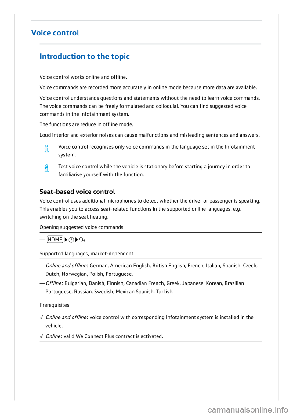 VOLKSWAGEN ID.3 2019 Owners Manual VOLKSWAGEN ID.3 2019 Owners Manual
