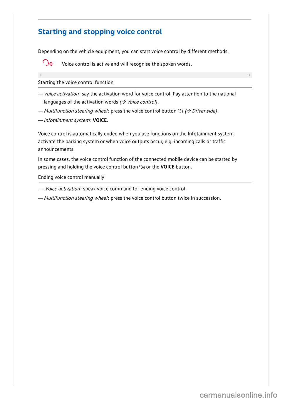 VOLKSWAGEN ID.3 2019 Owners Manual VOLKSWAGEN ID.3 2019 Owners Manual