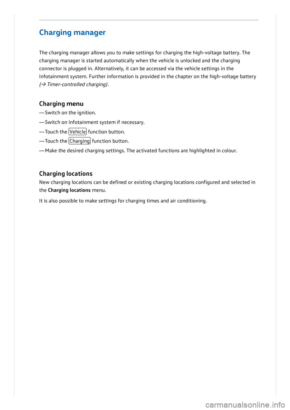 VOLKSWAGEN ID.3 2019 Service Manual VOLKSWAGEN ID.3 2019 Service Manual