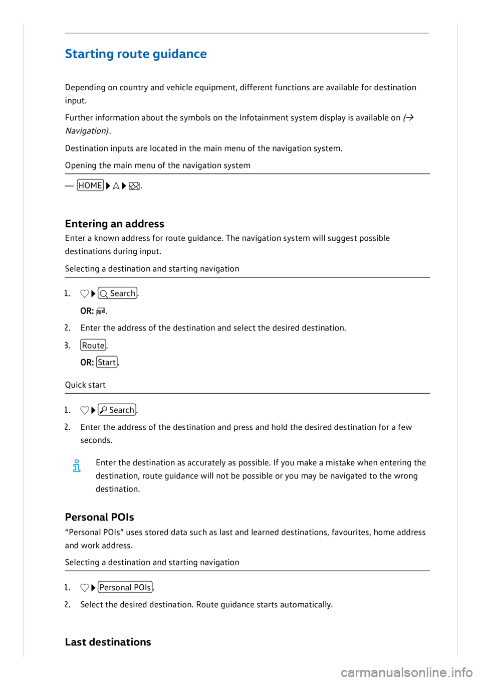 VOLKSWAGEN ID.3 2019 Owners Manual VOLKSWAGEN ID.3 2019 Owners Manual