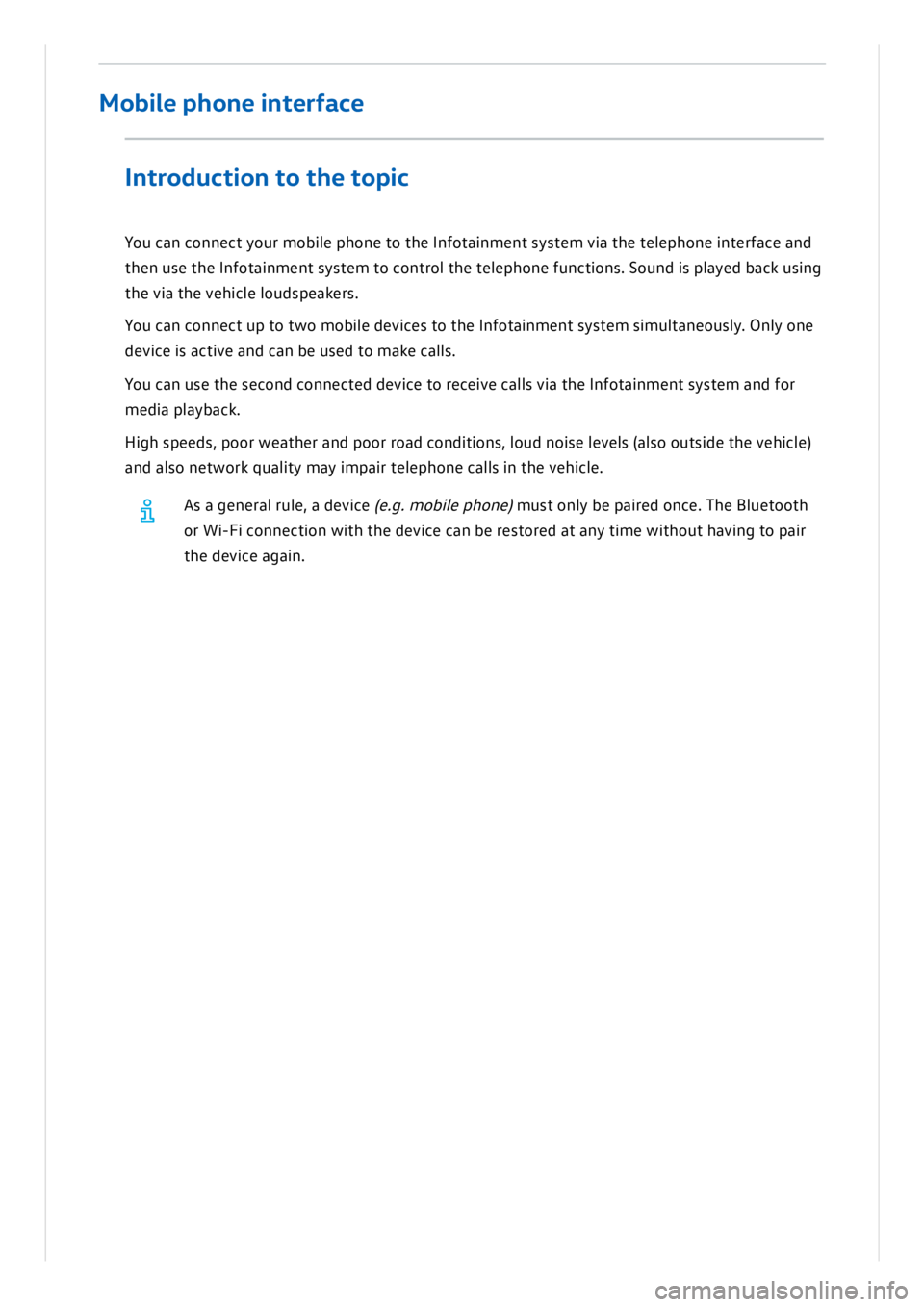 VOLKSWAGEN ID.3 2019 Owners Manual VOLKSWAGEN ID.3 2019 Owners Manual