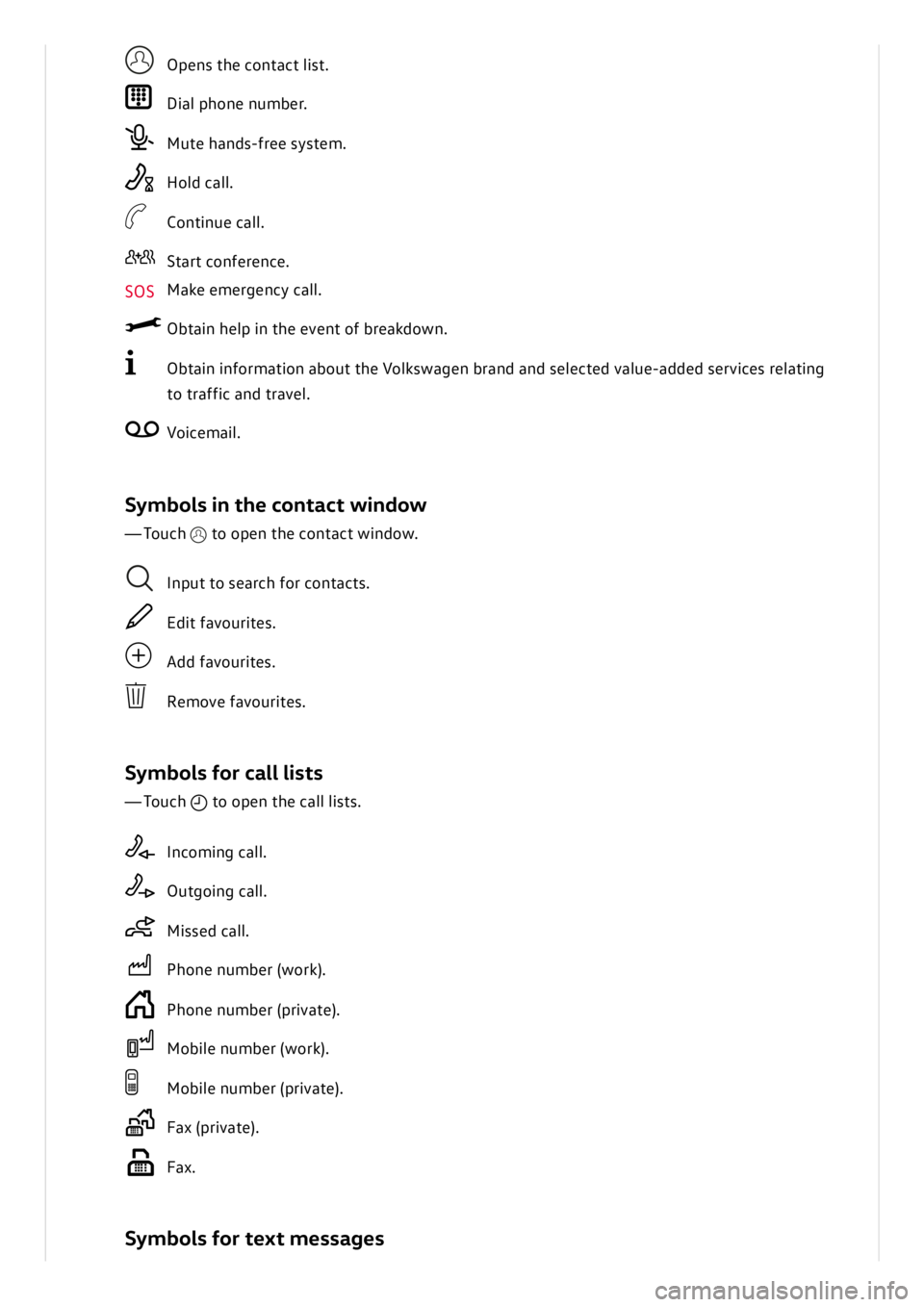 VOLKSWAGEN ID.3 2019 Owners Manual VOLKSWAGEN ID.3 2019 Owners Manual