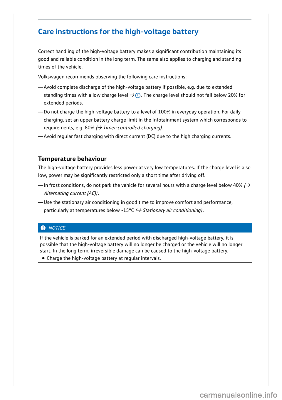 VOLKSWAGEN ID.3 2019 Owners Manual VOLKSWAGEN ID.3 2019 Owners Manual