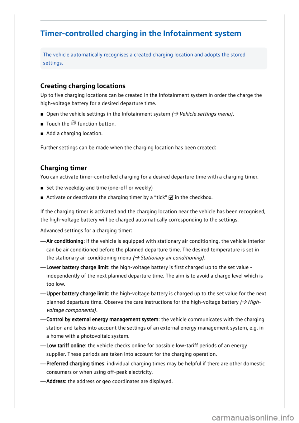 VOLKSWAGEN ID.3 2019 Owners Manual VOLKSWAGEN ID.3 2019 Owners Manual