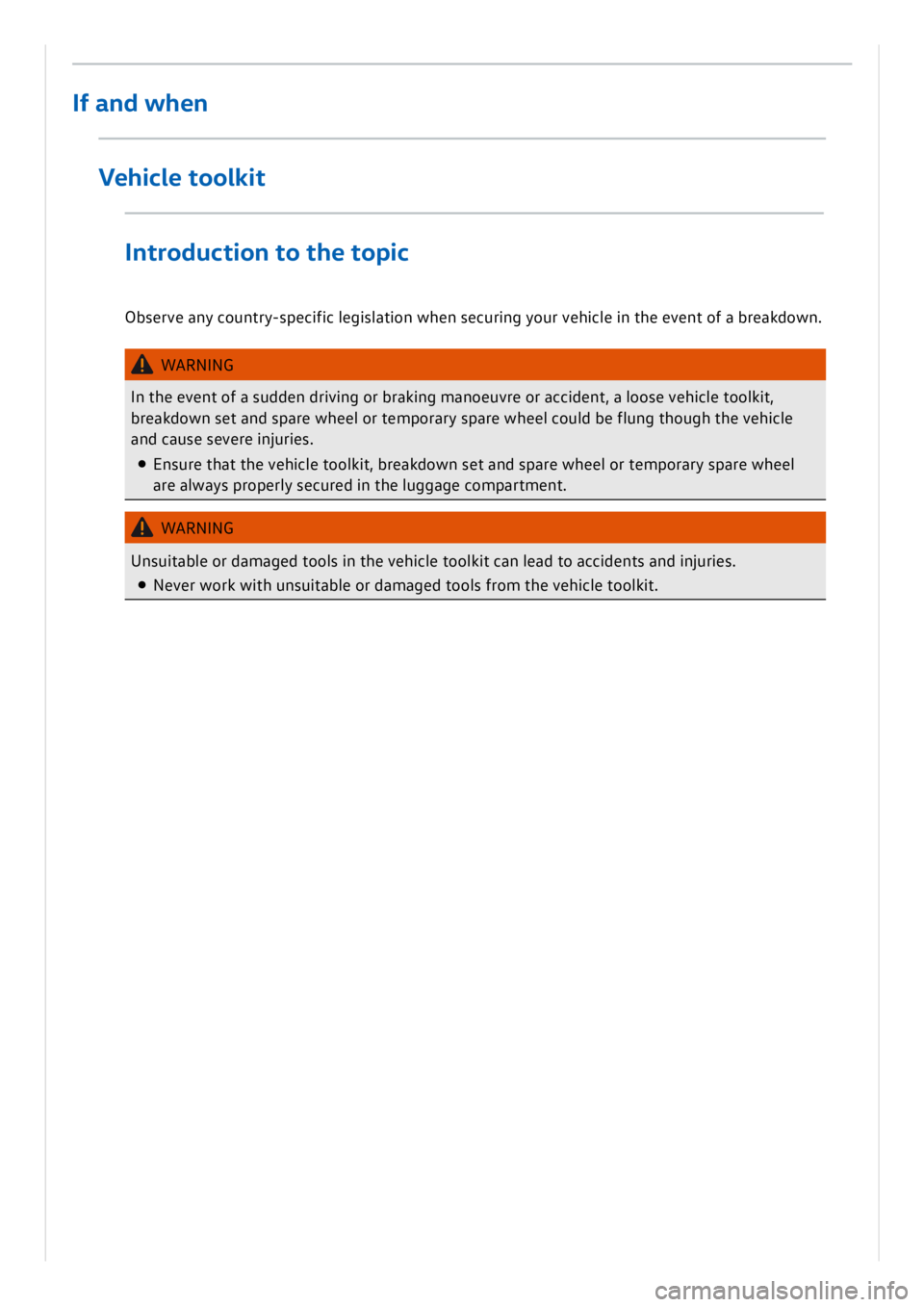 VOLKSWAGEN ID.3 2019 Owners Manual VOLKSWAGEN ID.3 2019 Owners Manual