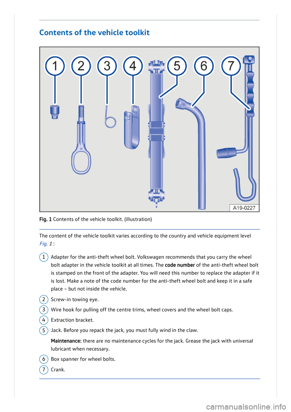 VOLKSWAGEN ID.3 2019 Owners Manual VOLKSWAGEN ID.3 2019 Owners Manual