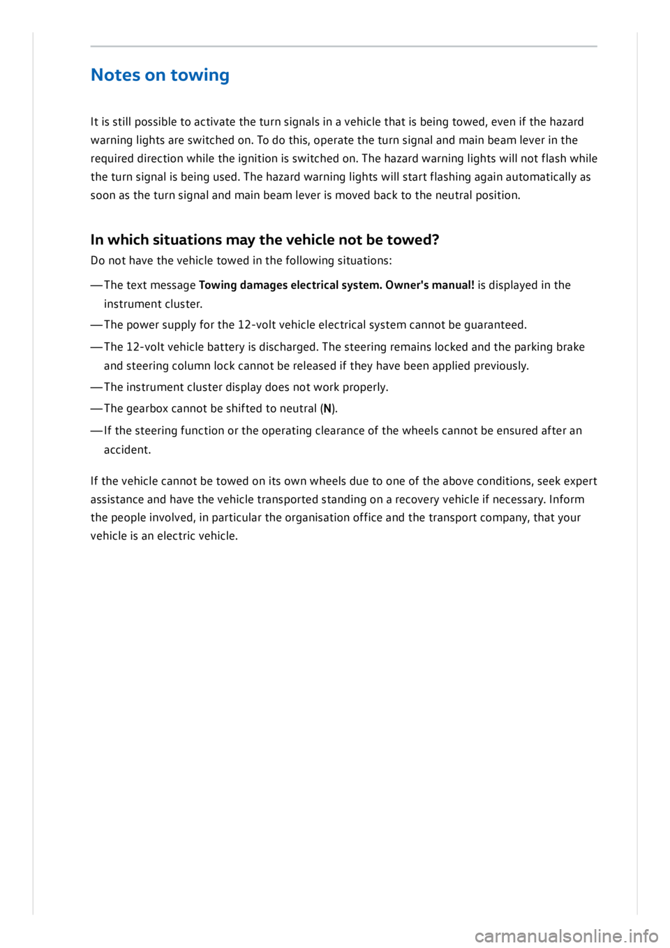 VOLKSWAGEN ID.3 2019 Owners Manual VOLKSWAGEN ID.3 2019 Owners Manual