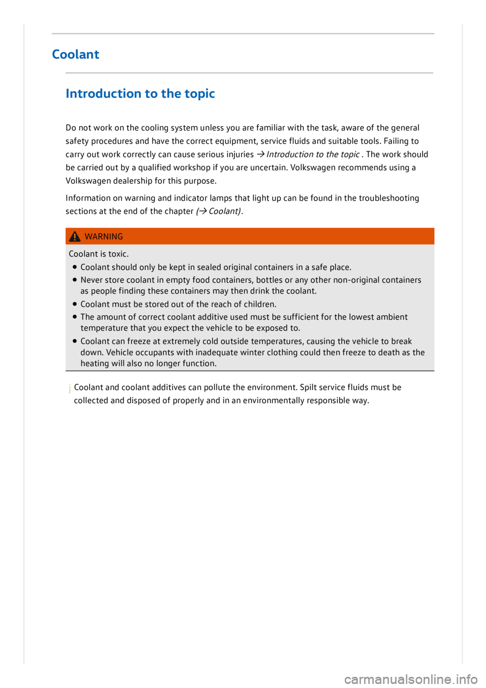 VOLKSWAGEN ID.3 2019  Owners Manual 