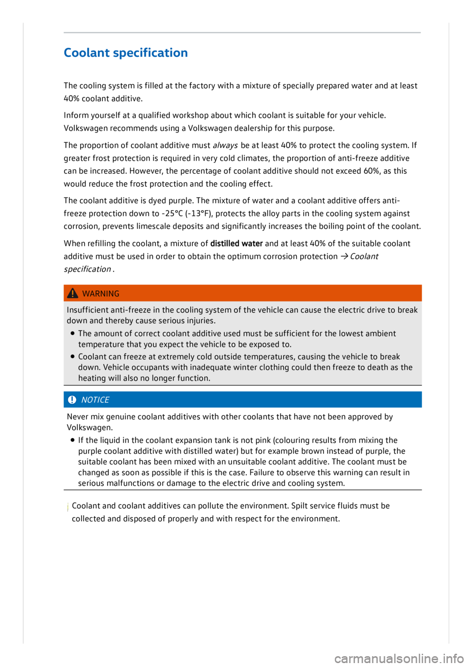 VOLKSWAGEN ID.3 2019  Owners Manual 