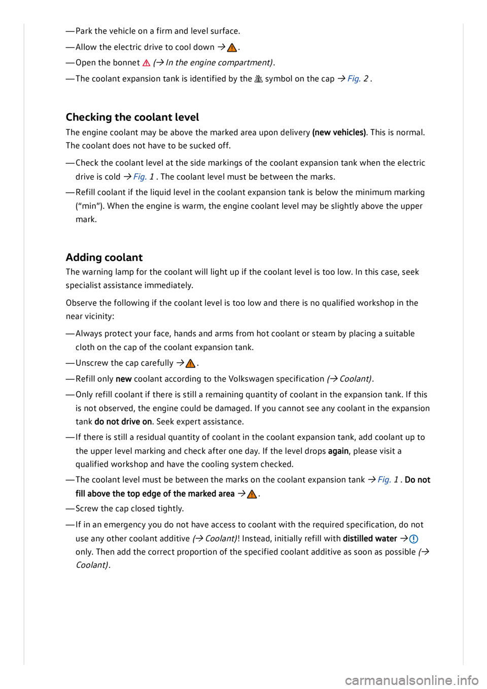 VOLKSWAGEN ID.3 2019  Owners Manual 