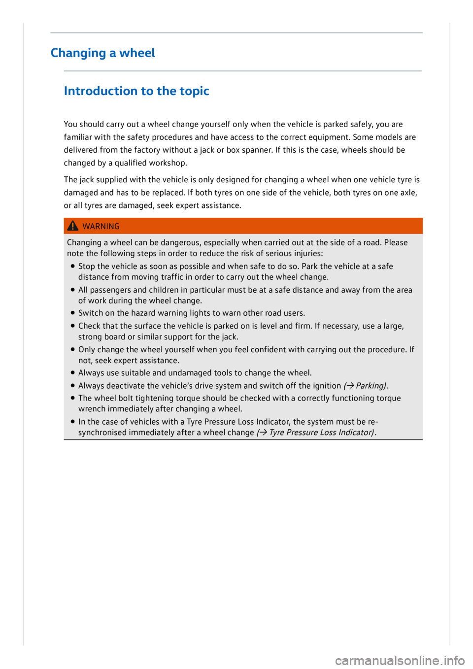 VOLKSWAGEN ID.3 2019 Owners Manual VOLKSWAGEN ID.3 2019 Owners Manual