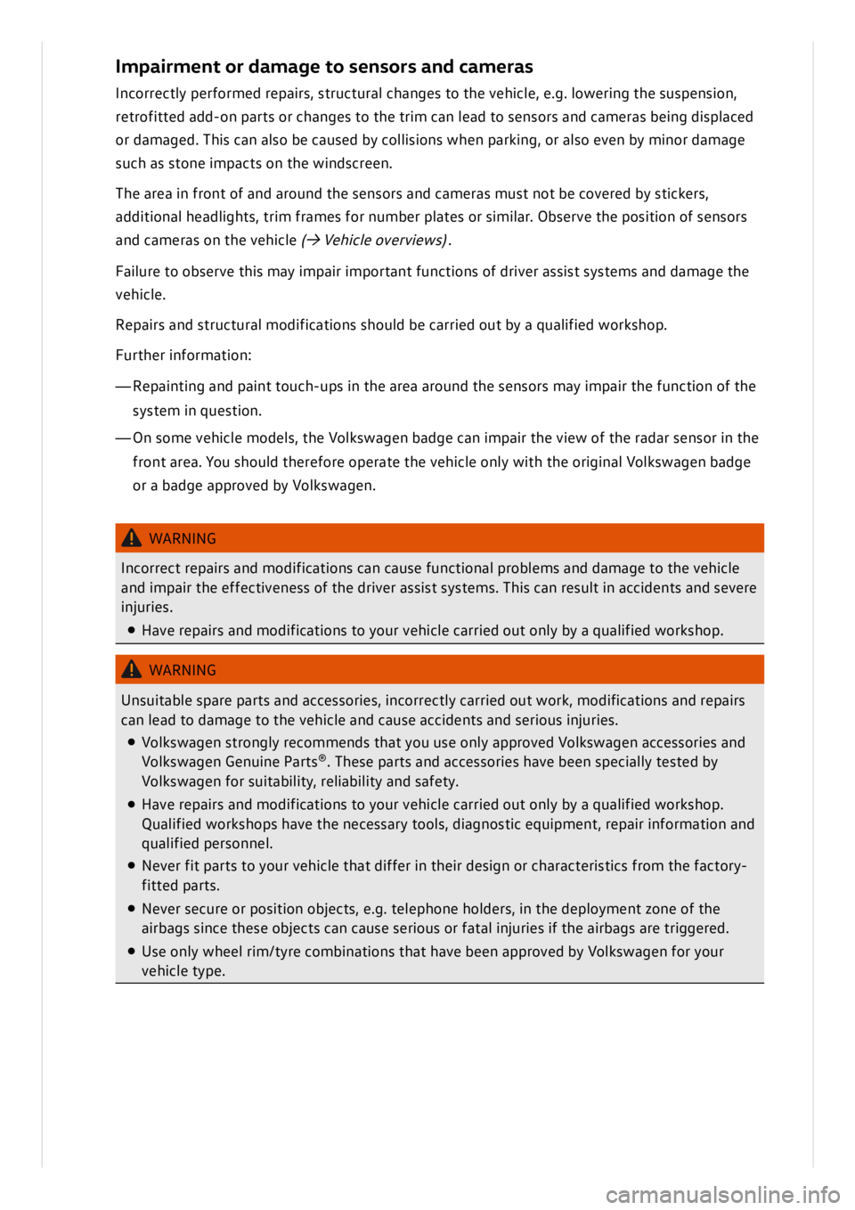VOLKSWAGEN ID.3 2019  Owners Manual 