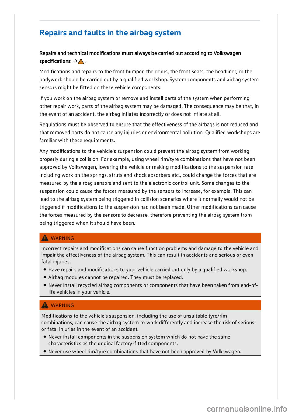 VOLKSWAGEN ID.3 2019  Owners Manual 