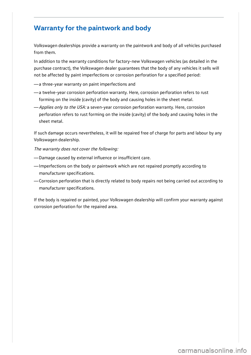 VOLKSWAGEN ID.3 2019  Owners Manual 