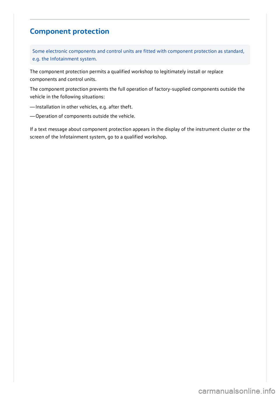 VOLKSWAGEN ID.3 2019 Owners Manual VOLKSWAGEN ID.3 2019 Owners Manual