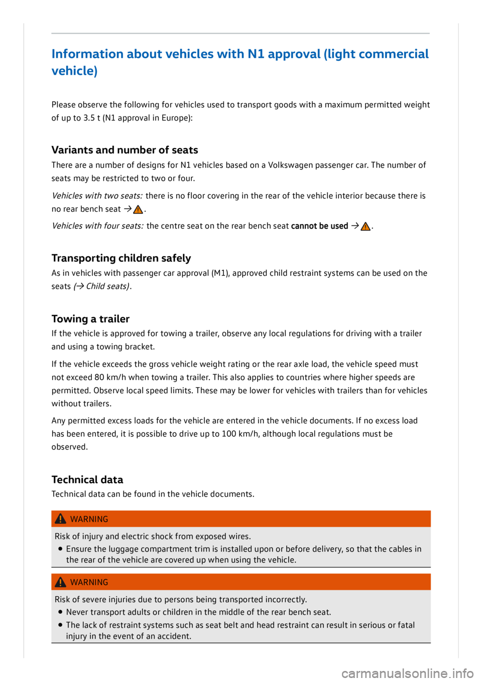 VOLKSWAGEN ID.3 2019 Owners Manual VOLKSWAGEN ID.3 2019 Owners Manual