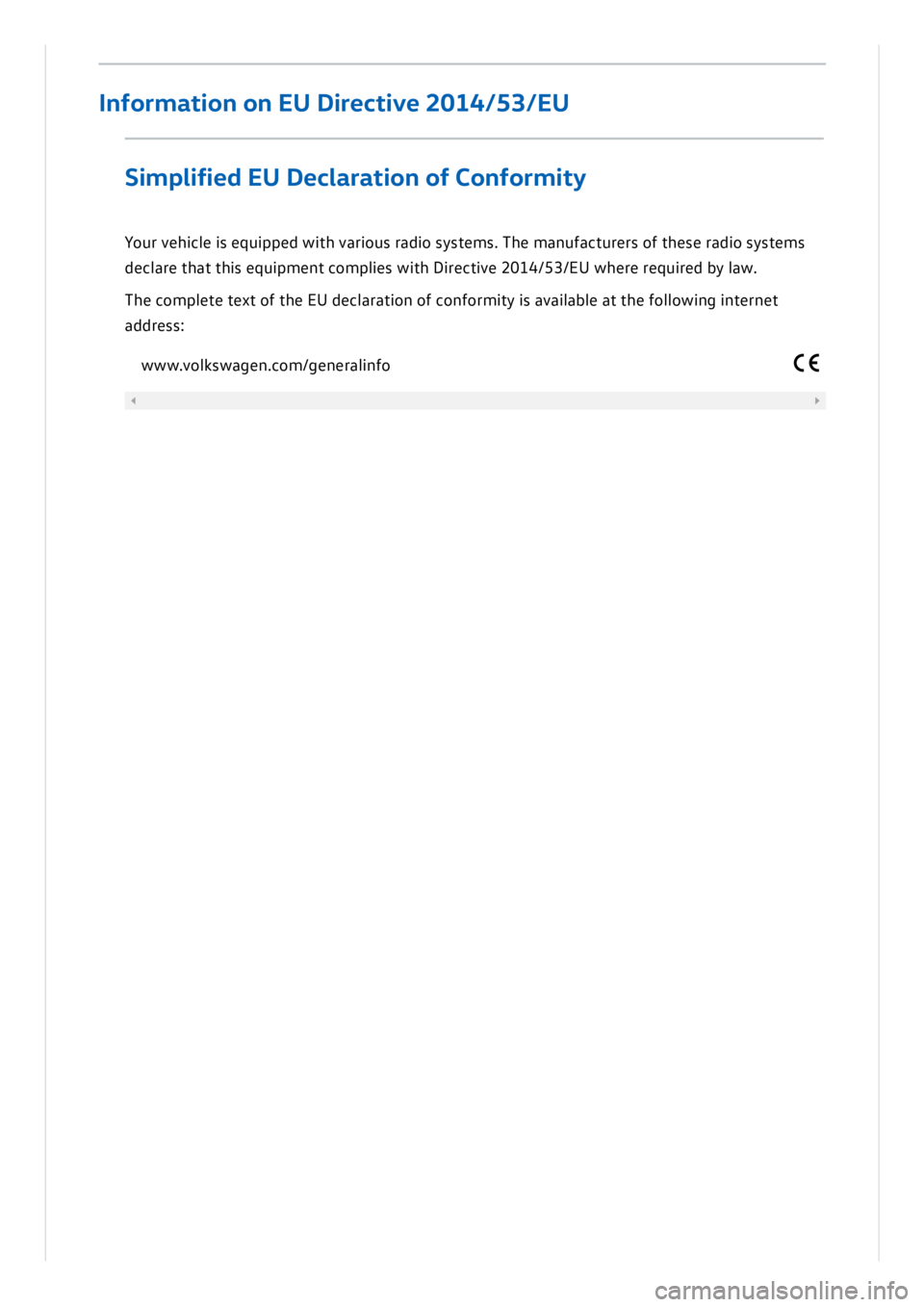 VOLKSWAGEN ID.3 2019 Owners Manual VOLKSWAGEN ID.3 2019 Owners Manual