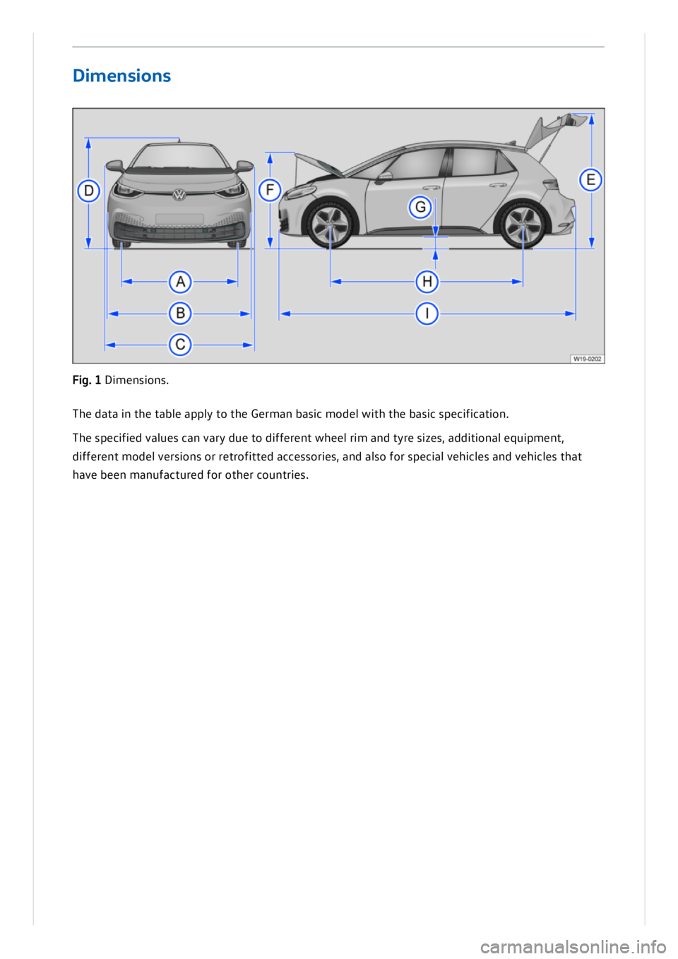 VOLKSWAGEN ID.3 2019 Owners Manual VOLKSWAGEN ID.3 2019 Owners Manual