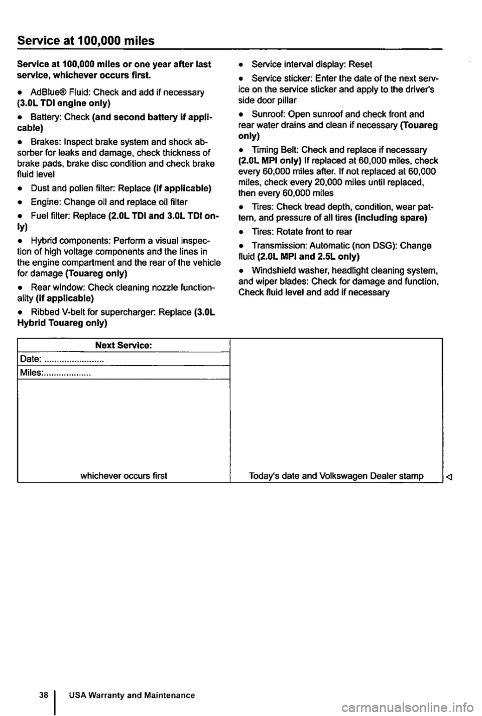 VOLKSWAGEN GOLF PLUS 2012  Owners Manual 