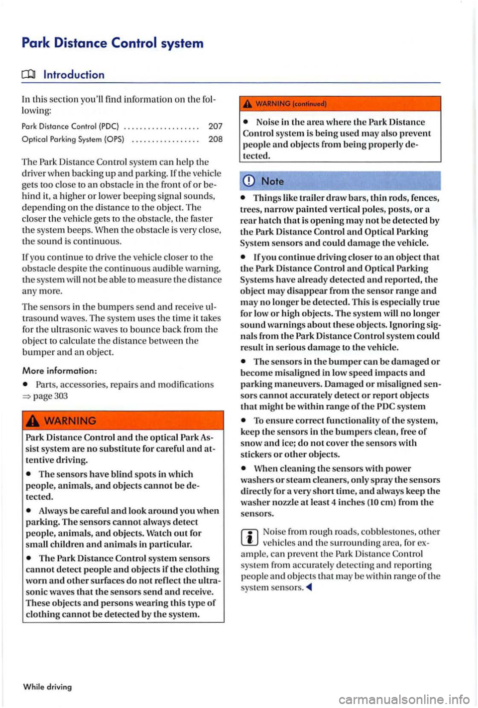 VOLKSWAGEN GOLF PLUS 2004  Owners Manual Park Distance 
Introduction 
In  this section youll find on  the lowing : 
Pork  Distanc e Control  (PDC) . . . . . . . . . . .  . . . .  . .  . . 
. .  . .  . . . .  . . . . . . .  . 
The Park Dis t