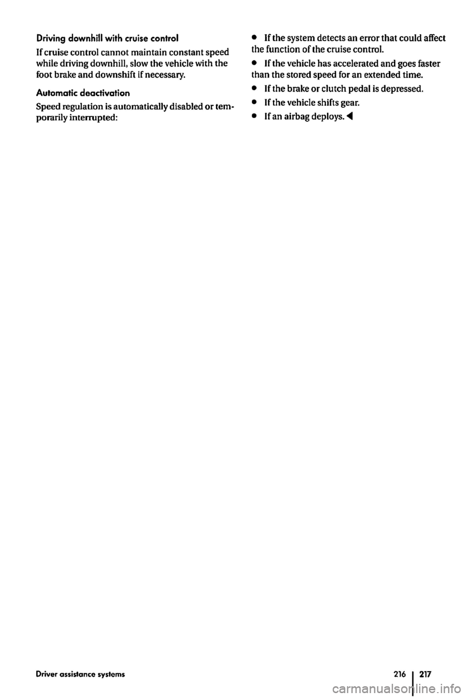VOLKSWAGEN GOLF PLUS 2004  Owners Manual Driving  