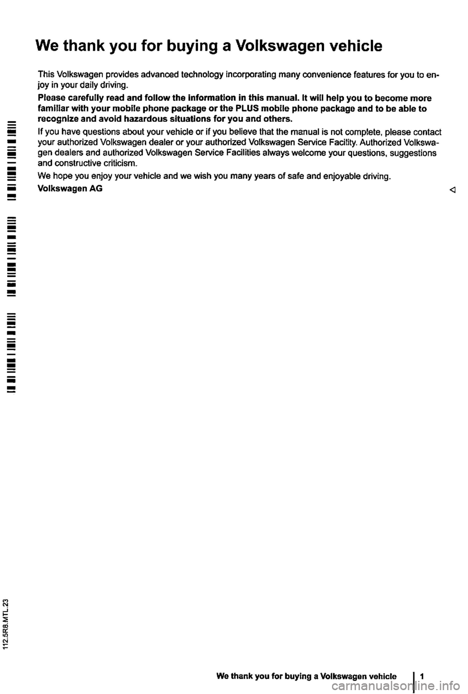 VOLKSWAGEN GOLF PLUS 2004  Owners Manual 