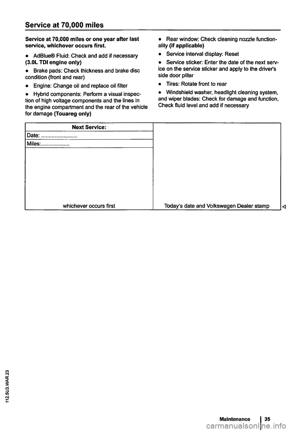 VOLKSWAGEN GOLF PLUS 2004  Owners Manual Service at  
