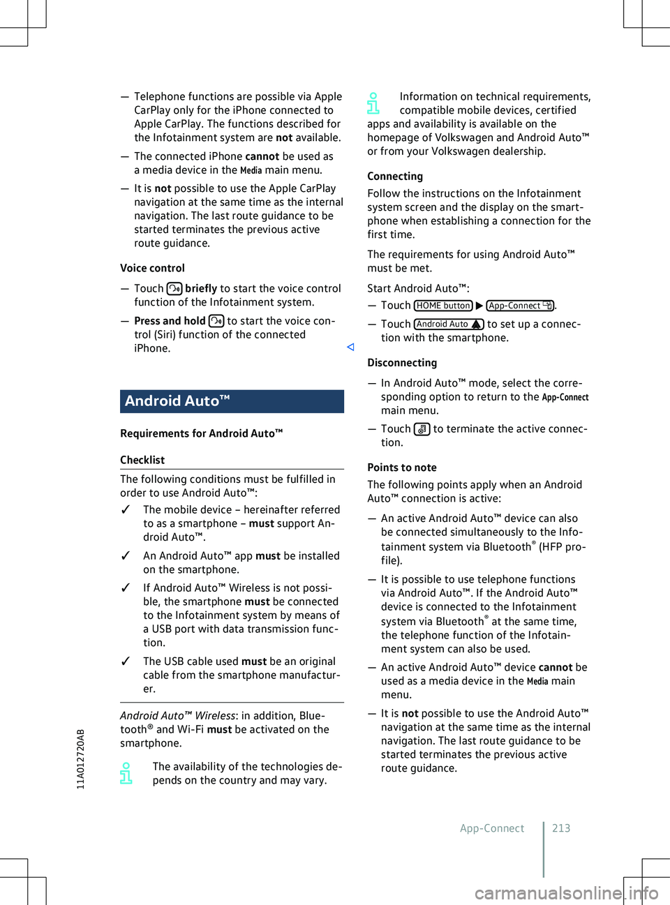 VOLKSWAGEN ID.5 2022 Owners Manual VOLKSWAGEN ID.5 2022 Owners Manual